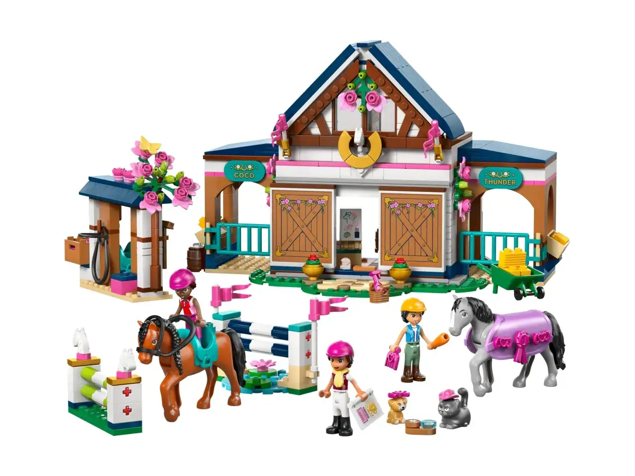 różne serie lego stadnina koni porównanie