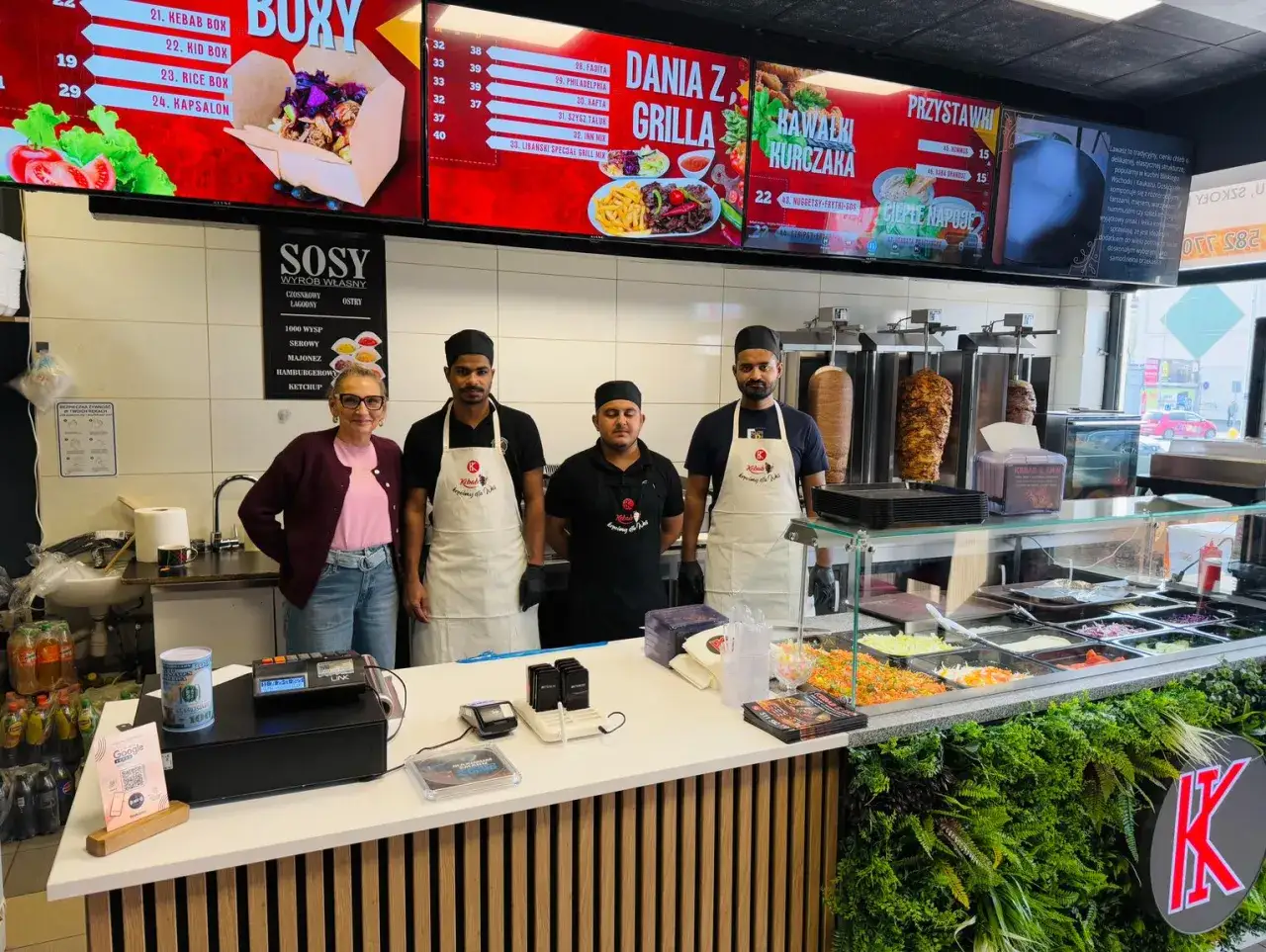 czysty lokal kebab