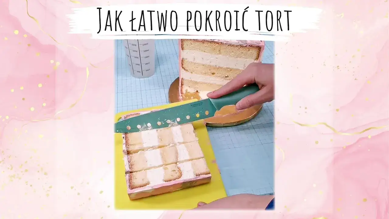krojenie tortu metoda koncentryczna schemat