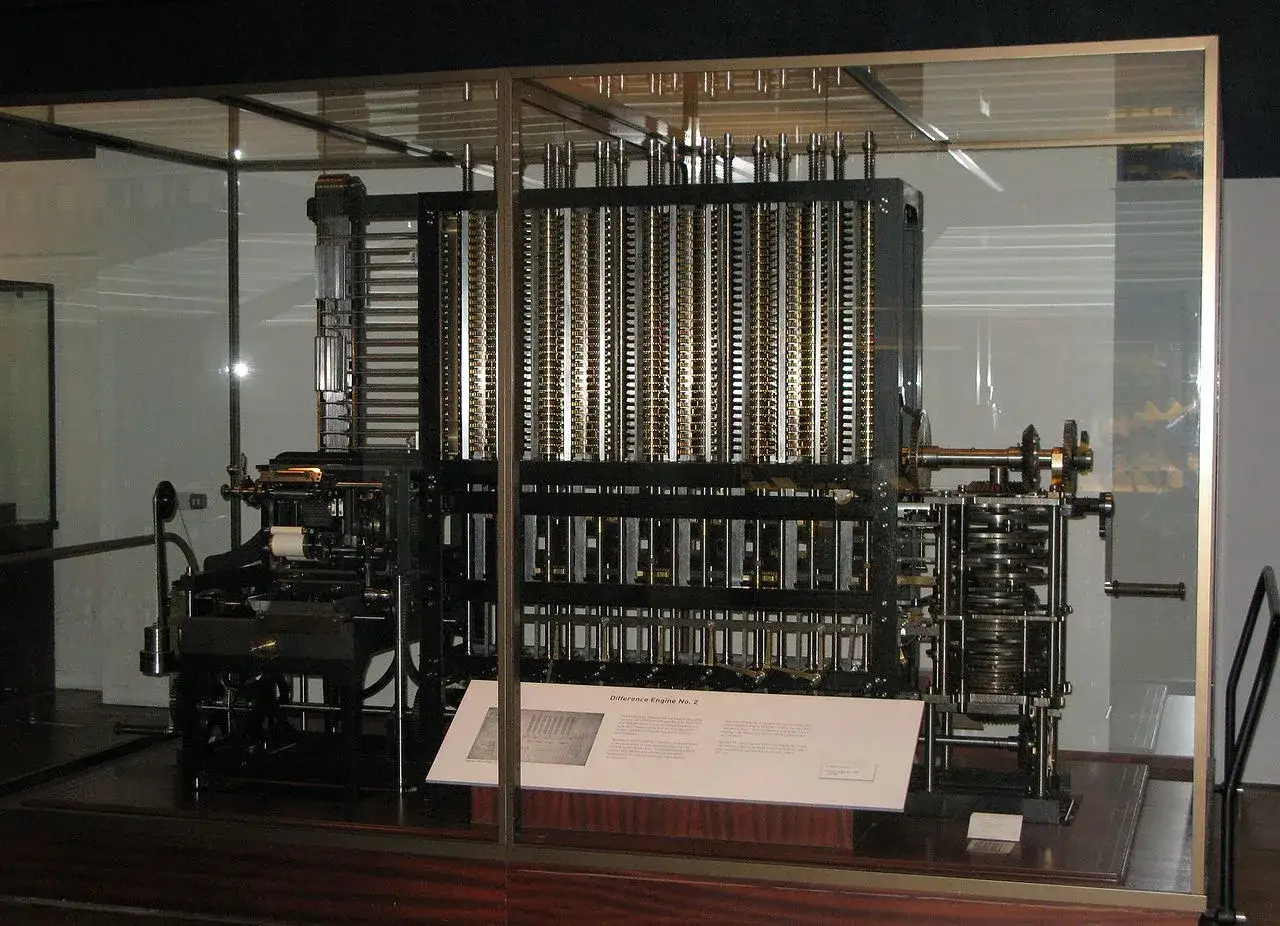 Mechaniczny komputer Babbage'a,
