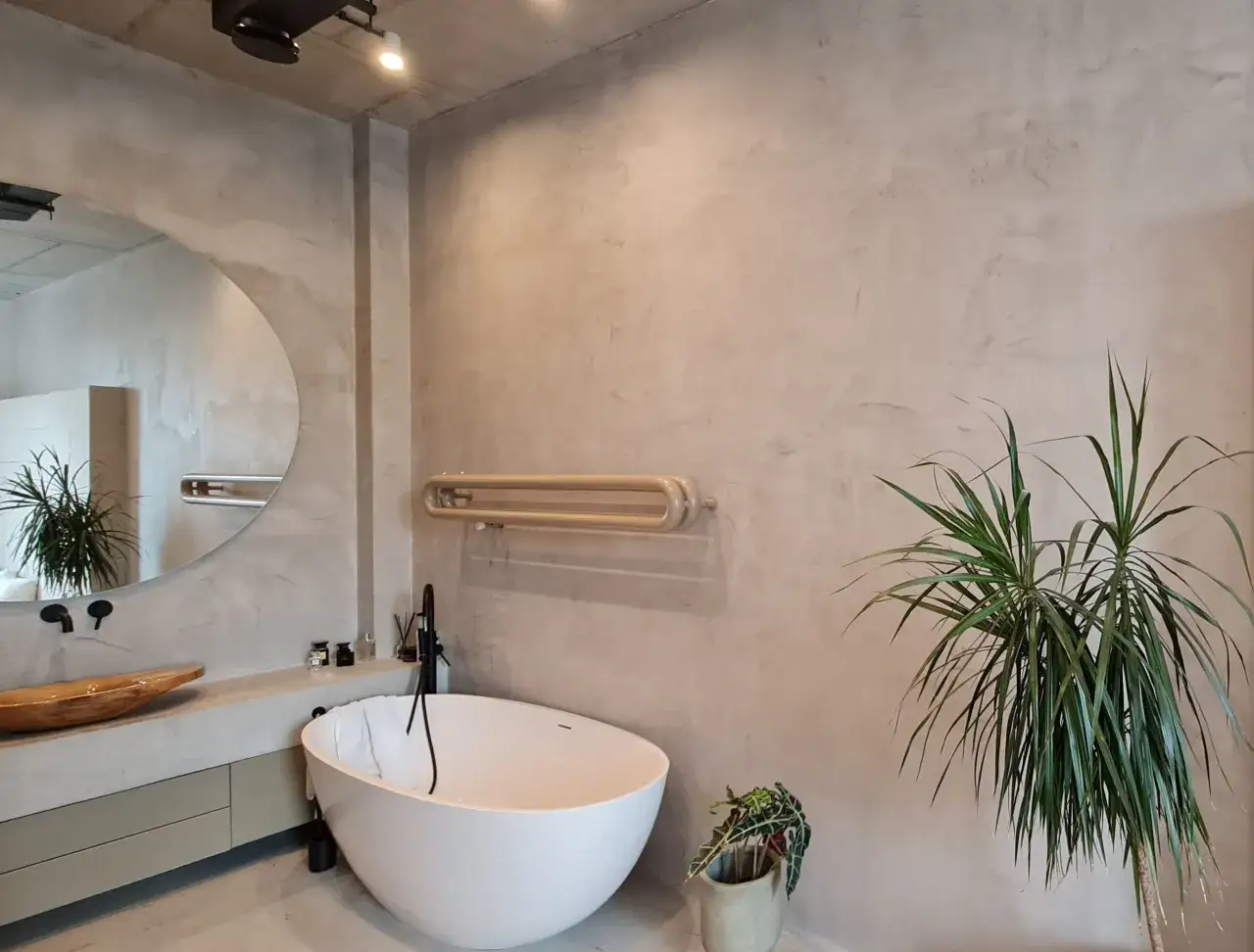 Łazienka mikrocement beton architektoniczny