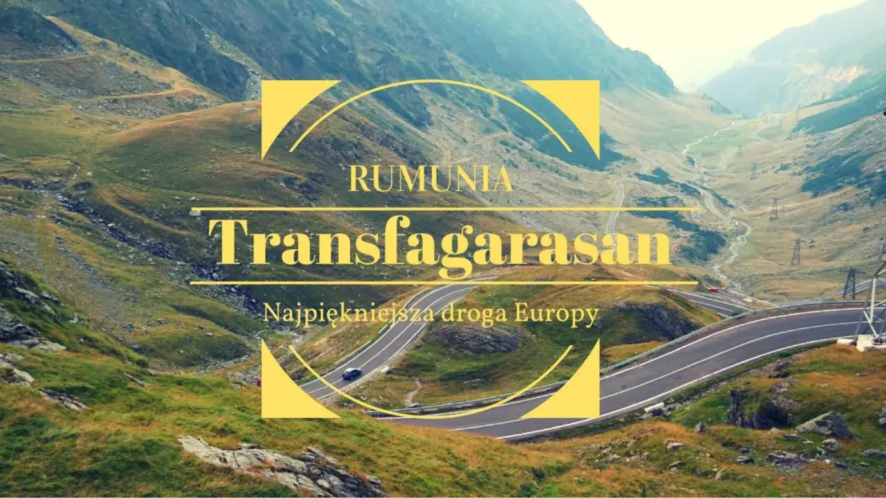 Kręta trasa Transfagarasan w Rumunii, znana jako najpiękniejsza droga Europy, wijąca się pośród górskich zboczy.