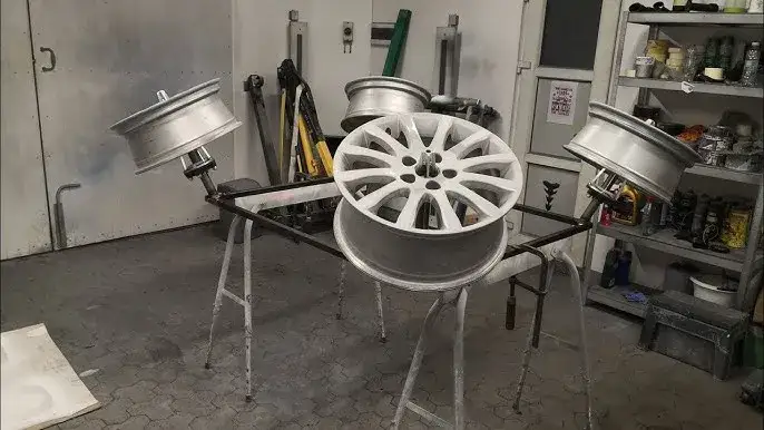 Narzędzia i chemia do malowania felg aluminiowych DIY