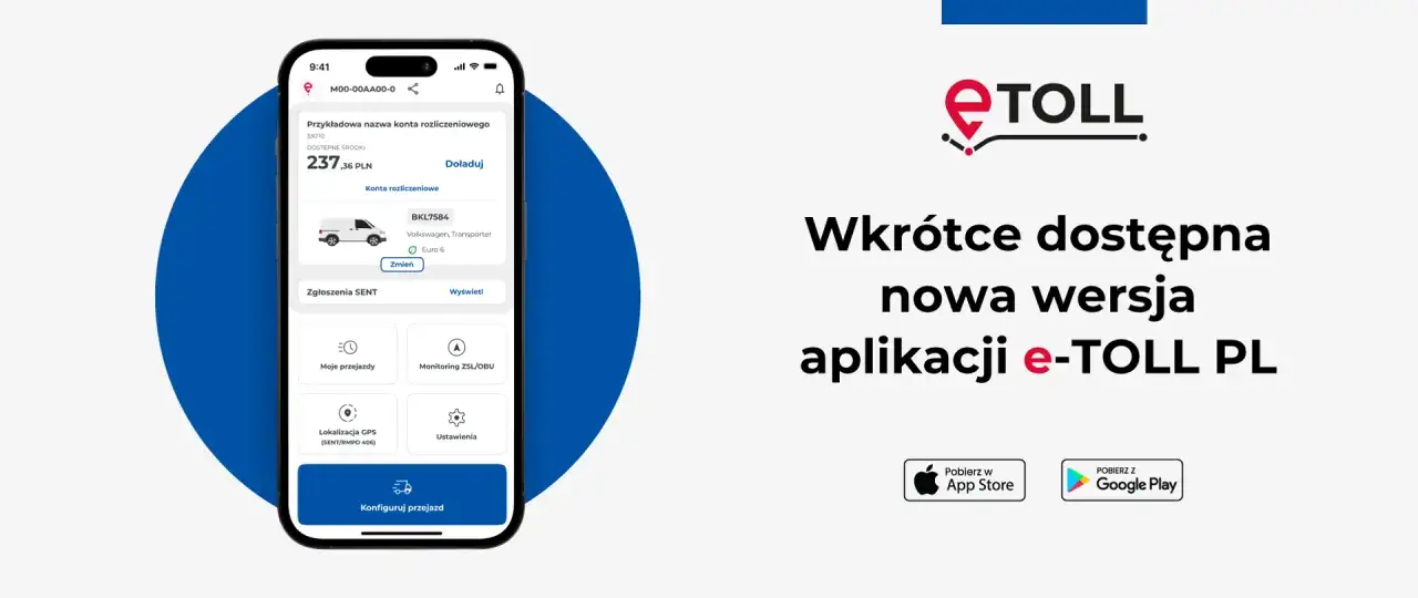 urządzenia e-TOLL OBU ZSL aplikacja