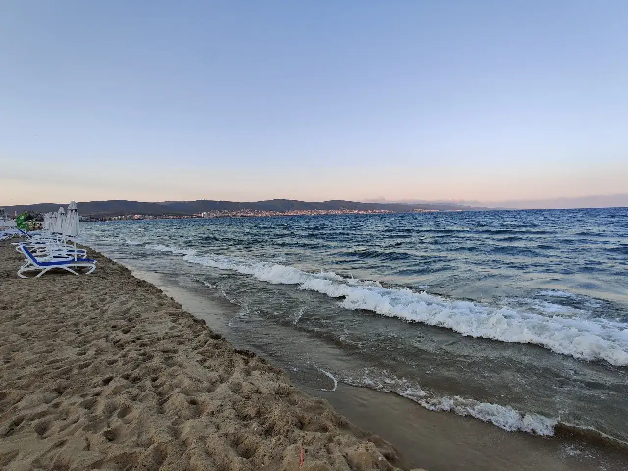 Plaża Błękitna Flaga Morze Czarne Bułgaria
