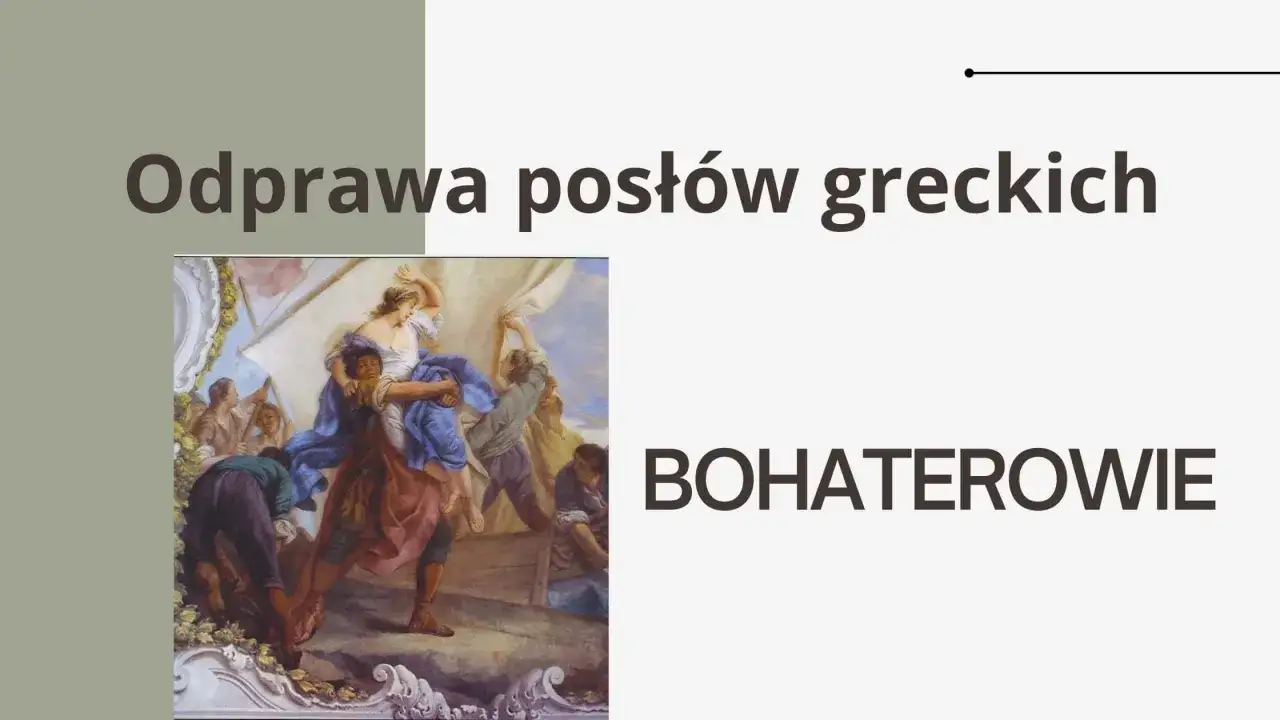 Odprawa Posłów Greckich postacie