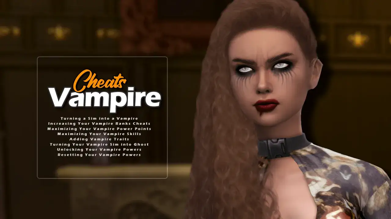 The Sims 4: jak przestać być wampirem kod. Lista oszustw dla wampirów, w tym jak odwrócić przemianę.