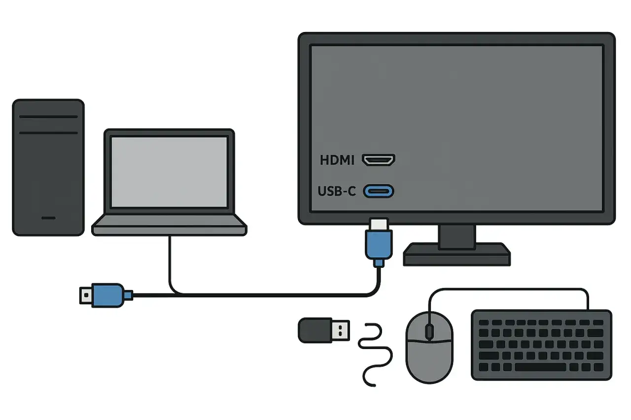 Por&oacute;wnanie rozdzielczości monitor&oacute;w 4K QHD Full HD