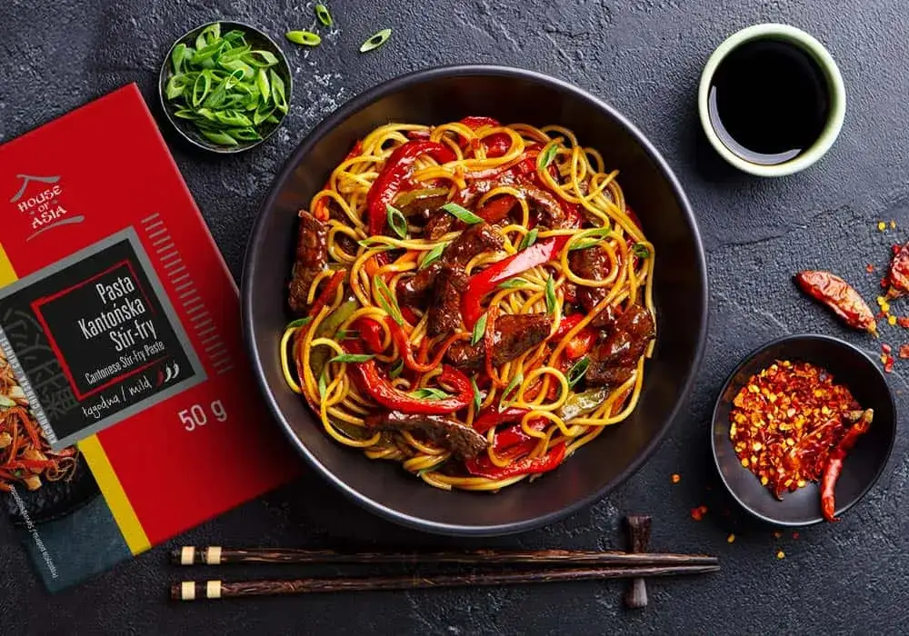 składniki na chow mein