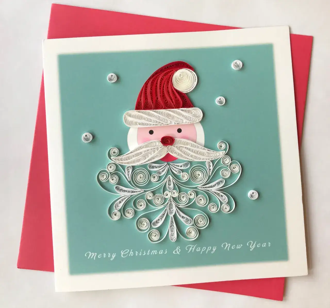 przykłady kartek scrapbooking, quilling świąteczny, embossing na kartkach