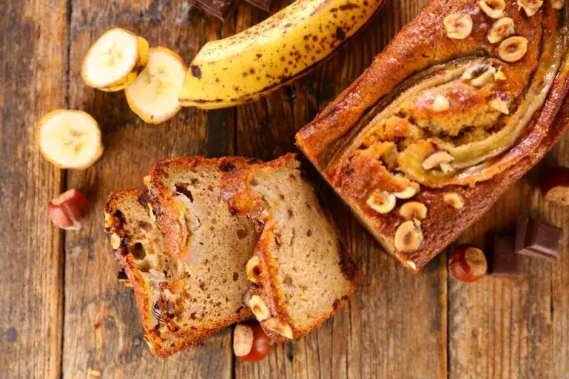przejrzałe banany do chleba bananowego