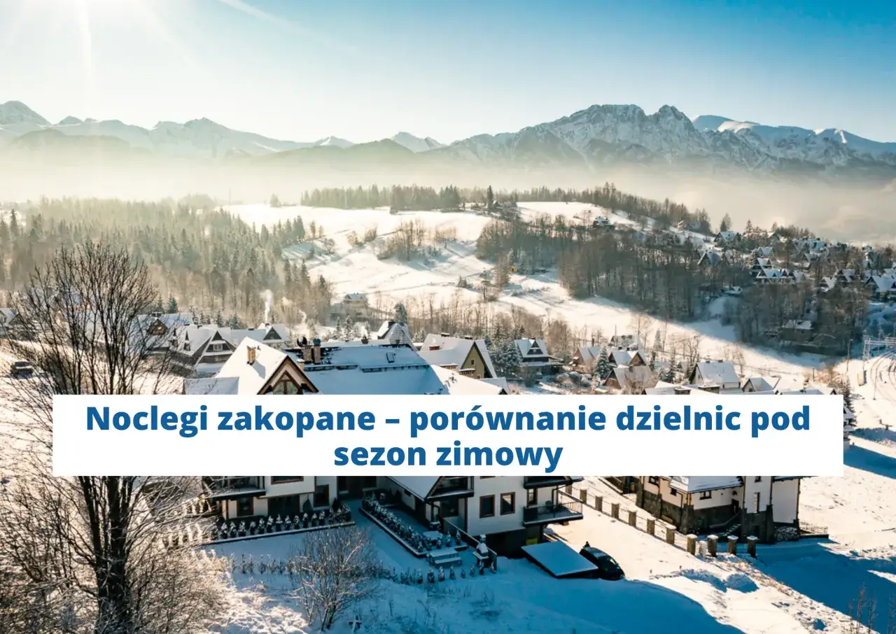 Rodzaje noclegów Zakopane porównanie wizualne