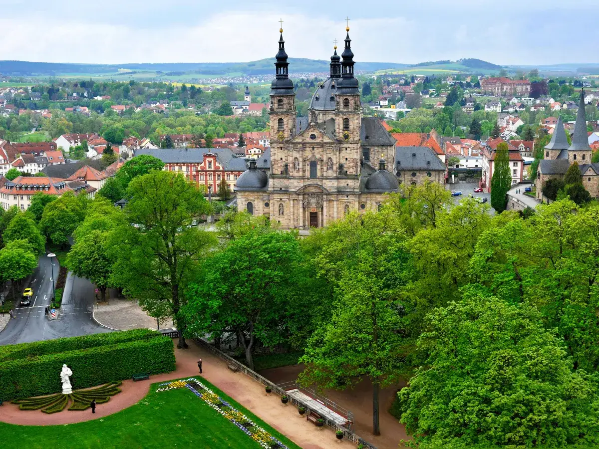 Fulda Altstadt mit Dom und Stadtschloss