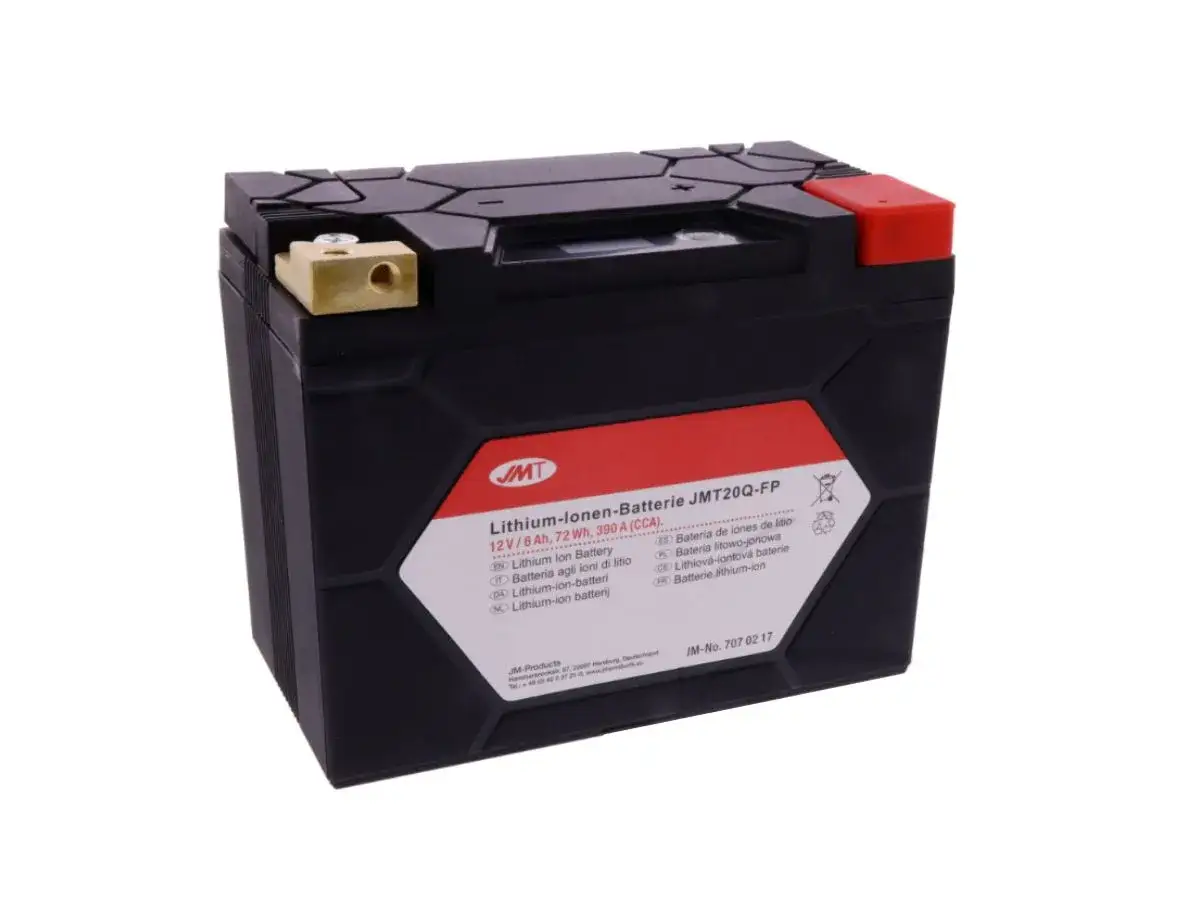 Batteria al litio JMT, 12V. Scopri come conservare le batterie al litio per garantirne la longevit&agrave; e le prestazioni ottimali.