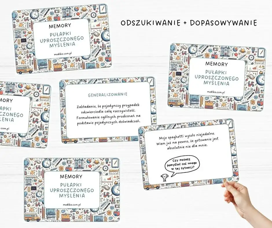 pułapki myślowe, błędy poznawcze