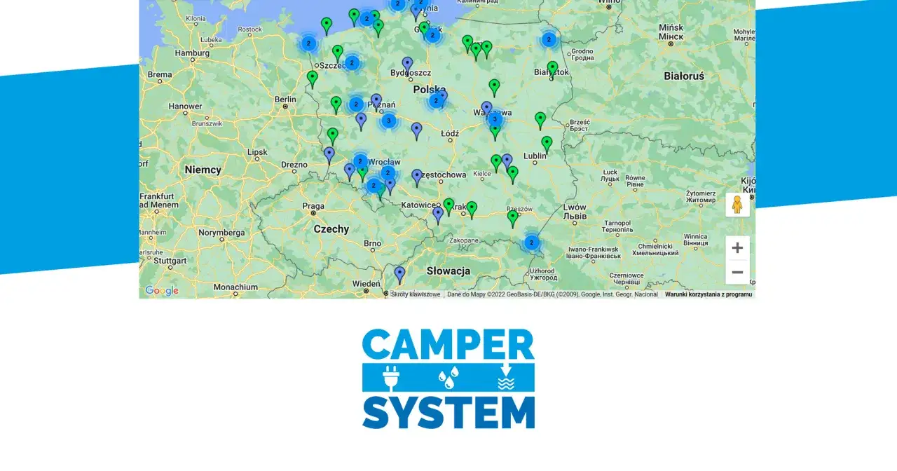 Mapa dealerów kamperów w Polsce