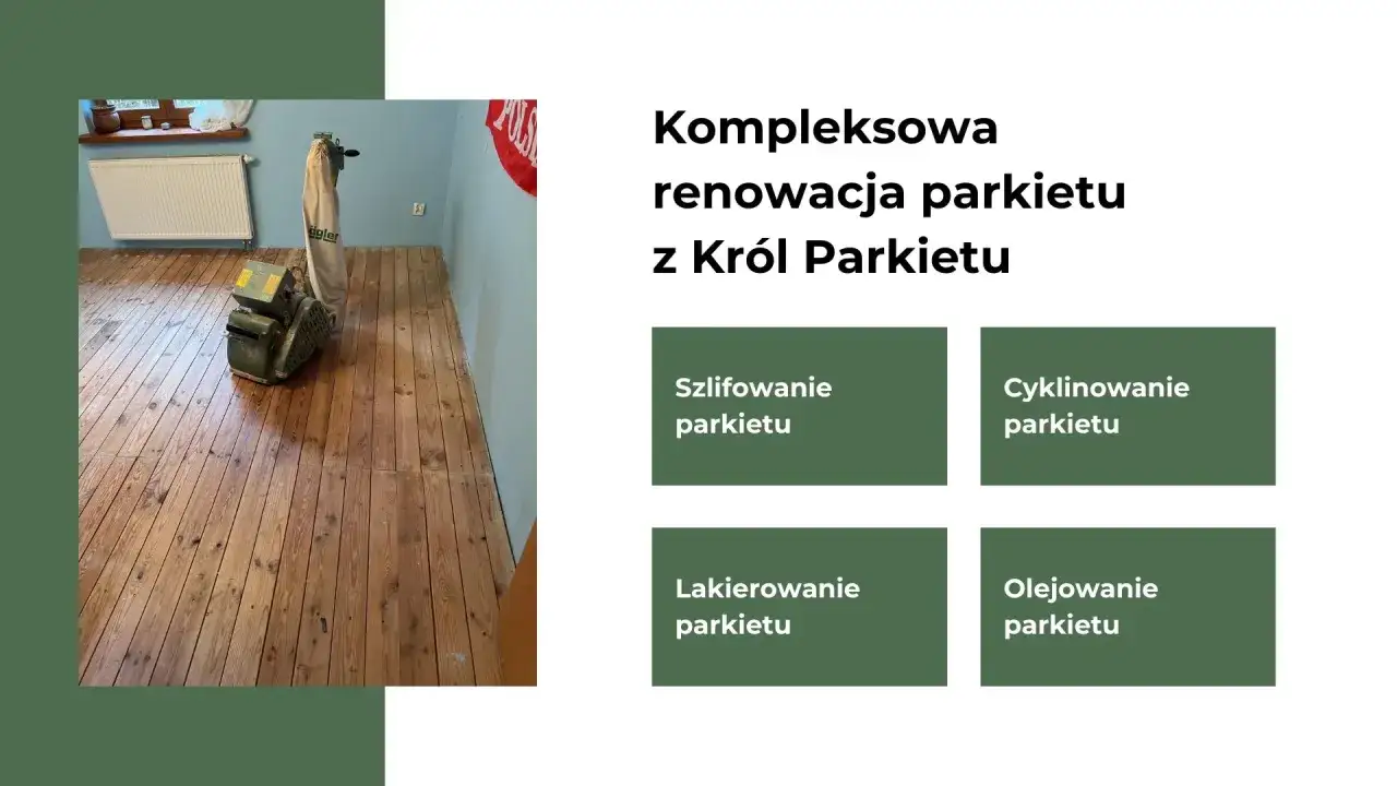 Profesjonalne cyklinowanie i lakierowanie parkietu. Sprawdź naszą ofertę i poznaj atrakcyjną cenę za m2.