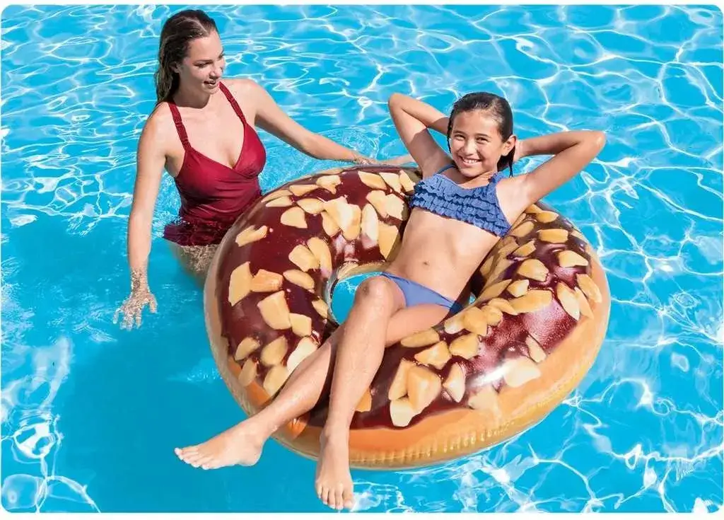 koła do pływania intex dla dorosłych donut opona flaming