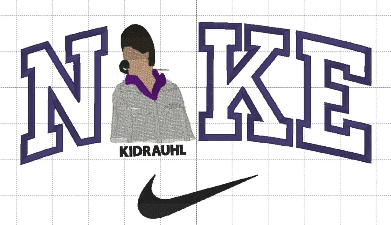 oryginalne logo nike swoosh haft nadruk podróbka