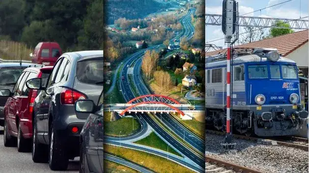 Por&oacute;wnanie transportu samoch&oacute;d pociąg