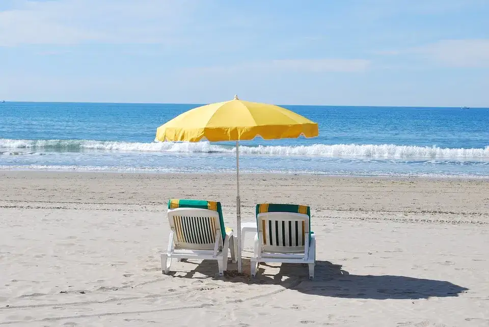 Plaża z łagodnym zejściem dla dzieci