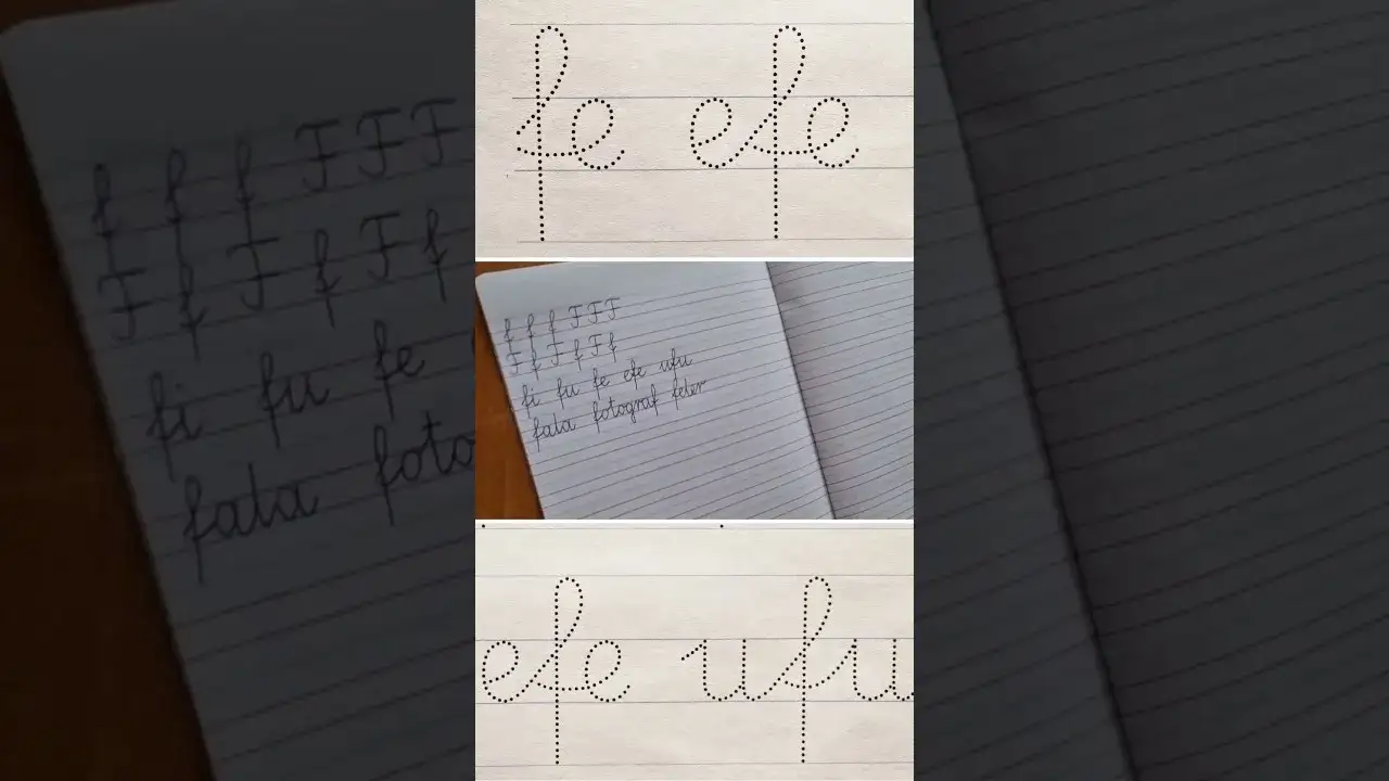 łączenie pisanej litery i z innymi literami
