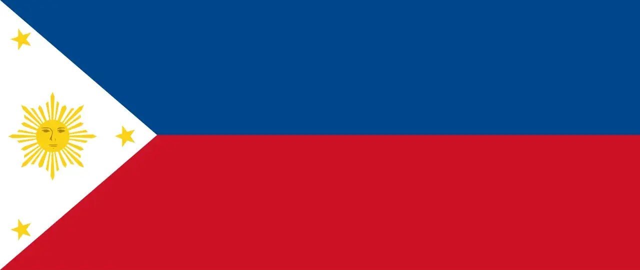 Flaga Filipin wojna pokój