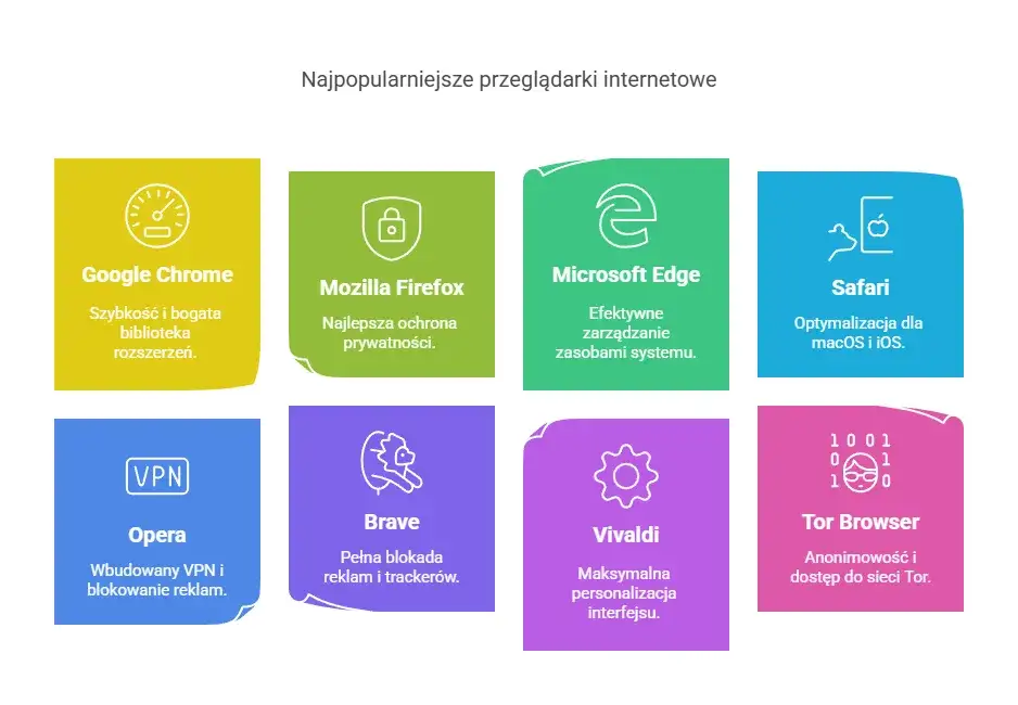 Porównanie interfejsów Google Chrome i Microsoft Edge
