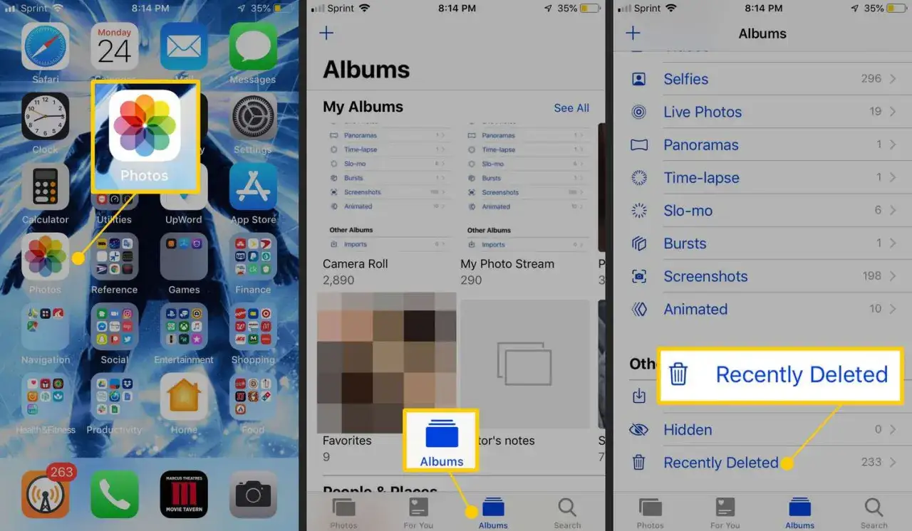 Jak odzyskać usunięte zdjęcia z iPhone'a? Zobacz, jak znaleźć je w folderze