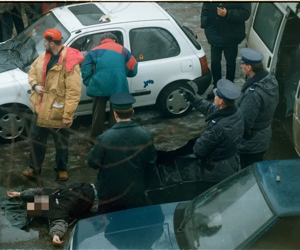 Miejsce zab&oacute;jstwa Wojciecha Kiełbińskiego Pruszk&oacute;w 1996