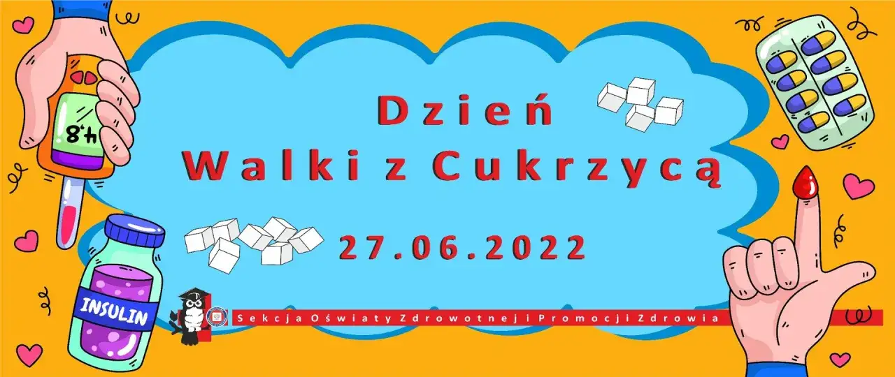 Mapa Polski z zaznaczonymi obszarami występowania cukrzycy lub statystyki cukrzycy w Polsce