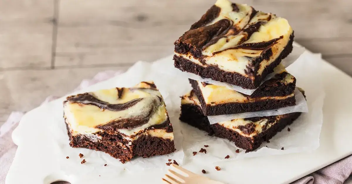 Brownie Cheesecake Rezept Schritte