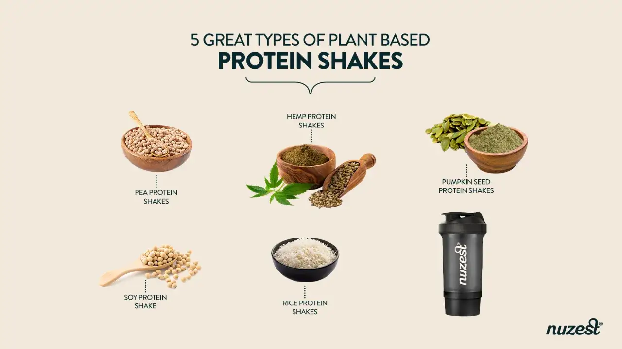 Entdecke, was bewirken proteinshakes: Erfahre mehr über Erbsen-, Hanf-, Kürbiskern-, Soja- und Reisproteinshakes für deine Ernährung.
