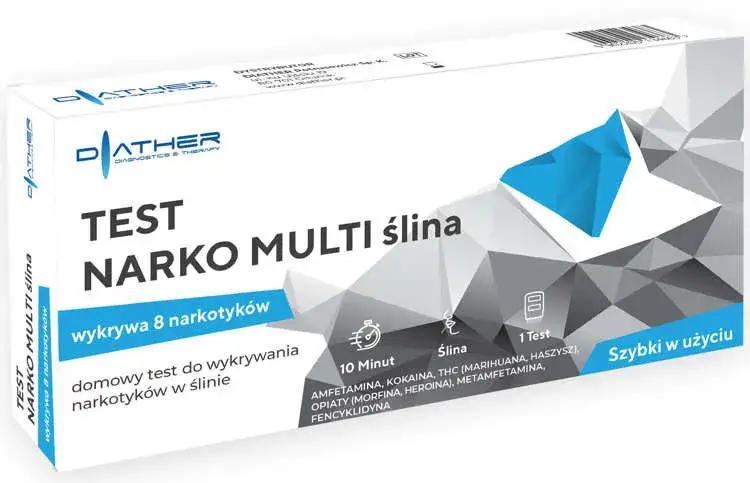 różne testy na narkotyki apteczne mocz ślina