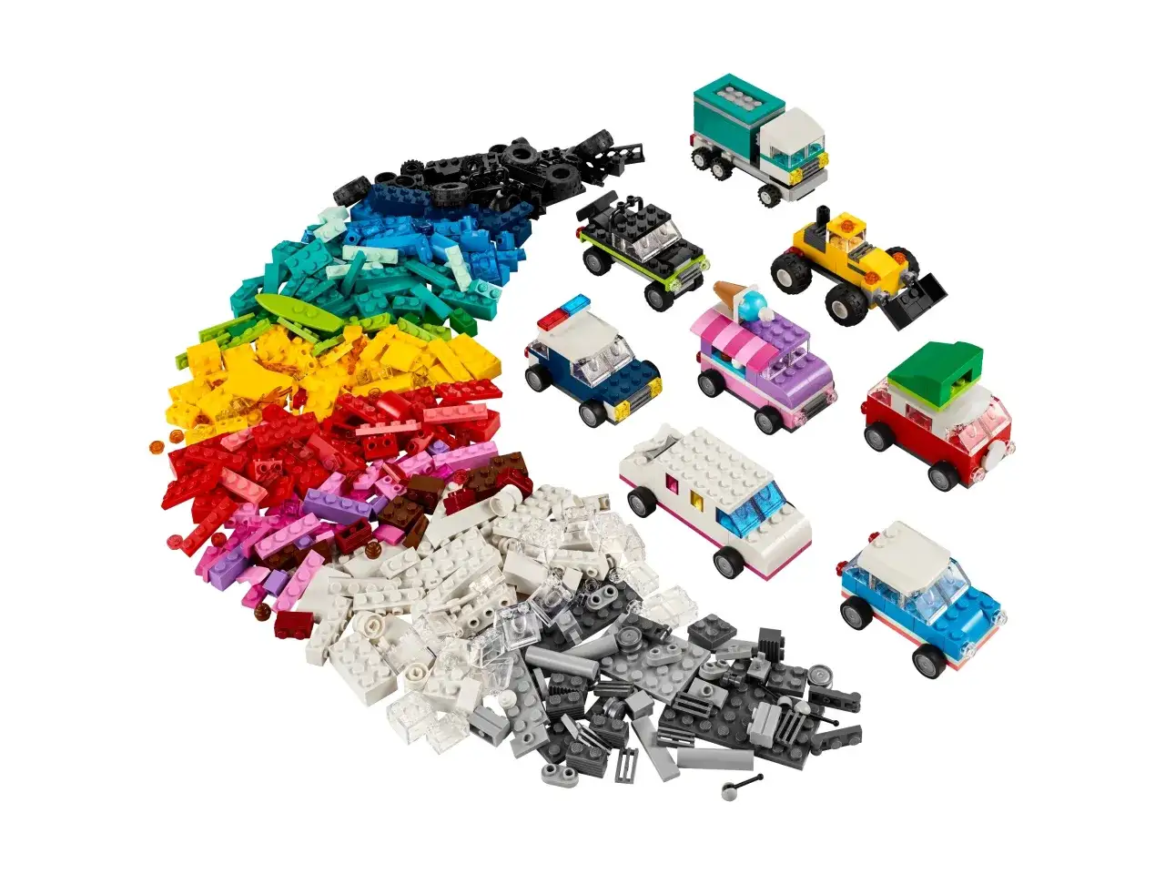 prosty samoch&oacute;d z klock&oacute;w LEGO Classic instrukcja