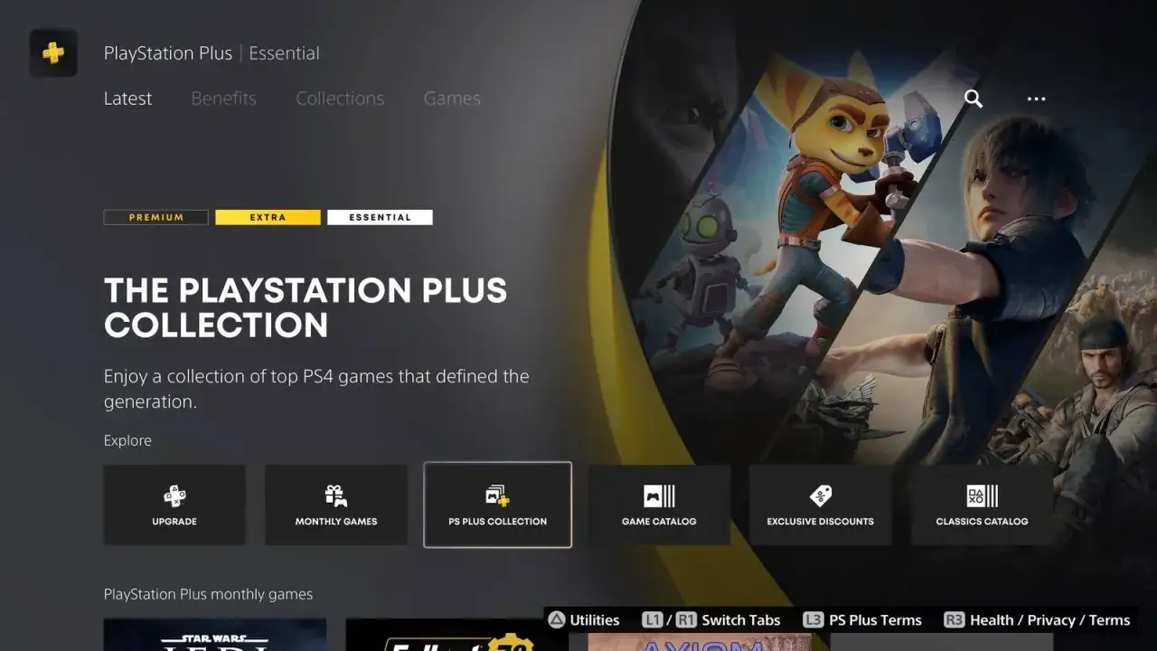 Kolekcja PS Plus na PS5 oferuje gry z poprzedniej generacji. Dostępne są też inne opcje, jak Game Catalog.
