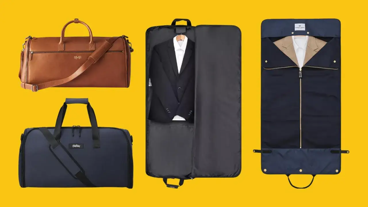 Travel bags and garment bags for keeping your tuxedo pristine. Learn how to clean a tuxedo and pack it safely for your next event.