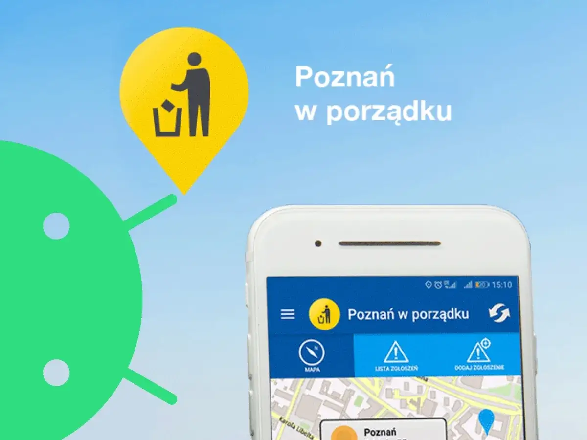 Poznaj przydatne aplikacje na telefon, które pomogą Ci dbać o porządek w mieście.