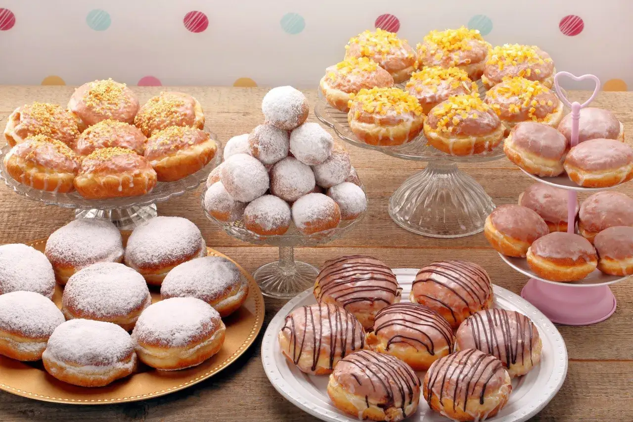 pączki ociekające tłuszczem