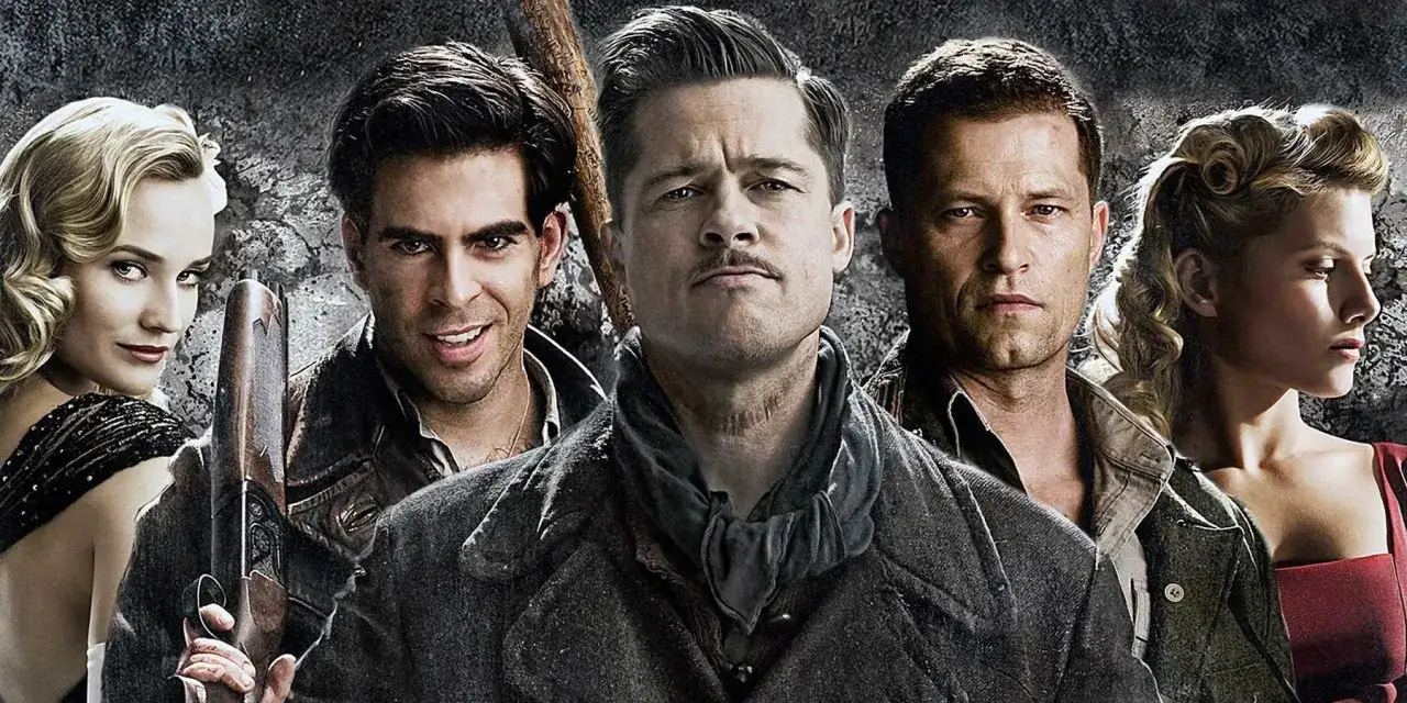 Bękarty wojny obsada: Brad Pitt, Mélanie Laurent, Christoph Waltz, Eli Roth, Diane Kruger.
