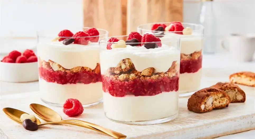 Desserts im Glas Mascarpone ansprechend