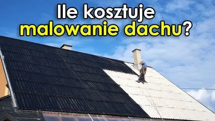 Zdjęcie Malowanie dachu cena - poznaj ukryte koszty i oszczędności