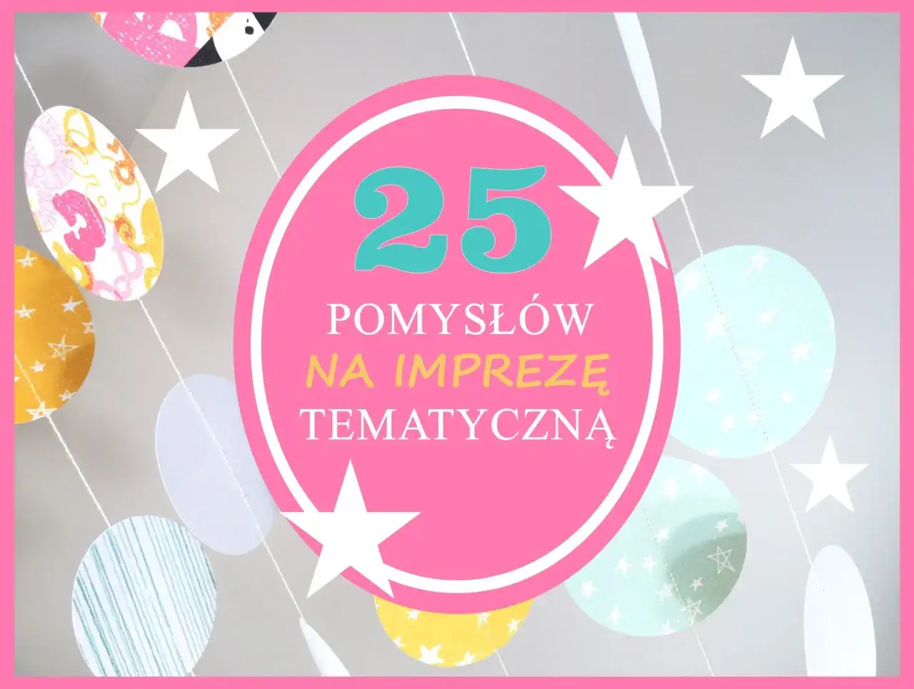Kolorowy rysunek z napisem