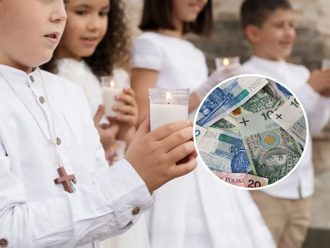 dziecko i rodzice rozmawiają przy stole, uśmiechnięci
