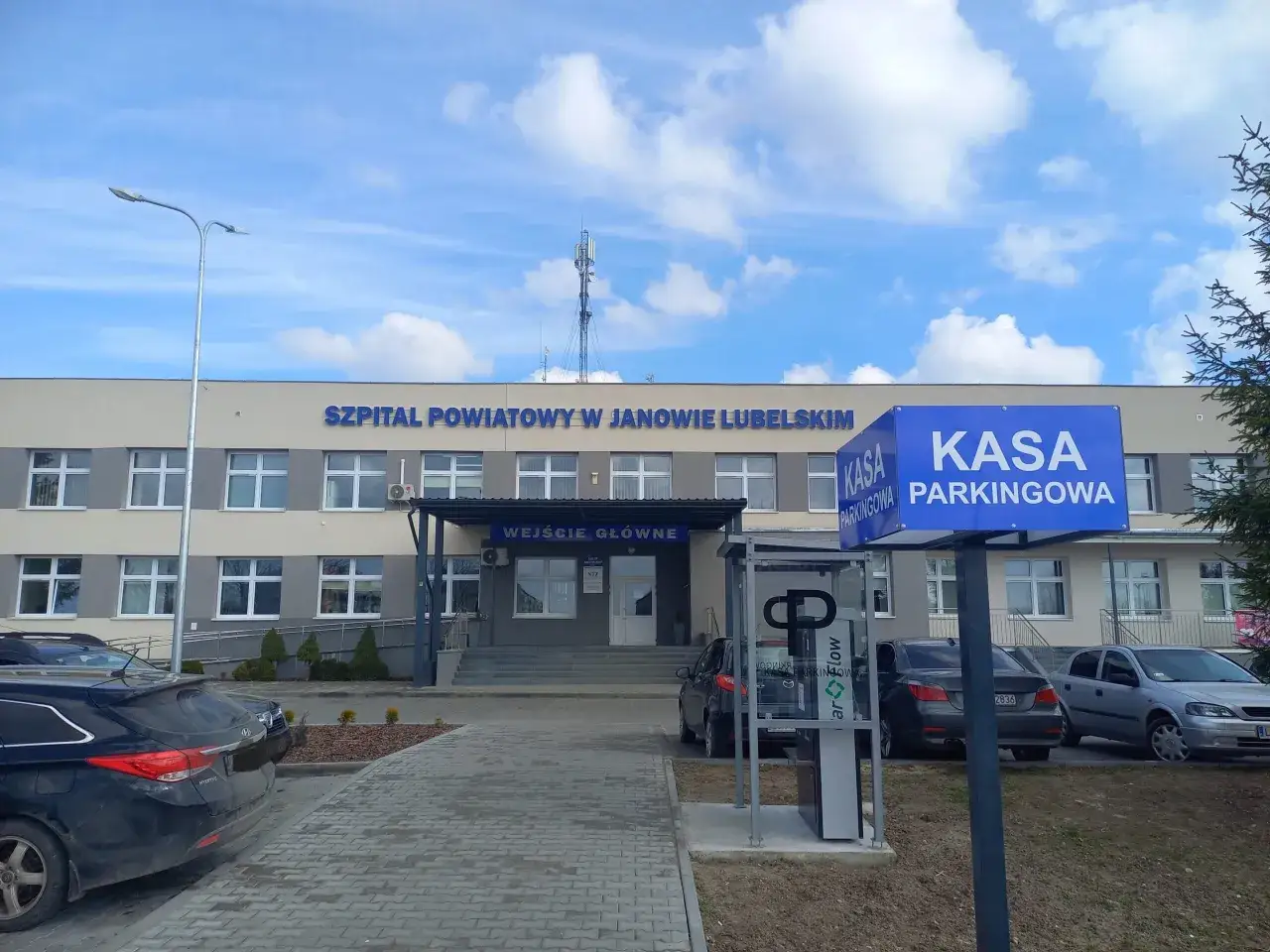 Szpital Janów Lubelski budynek główny