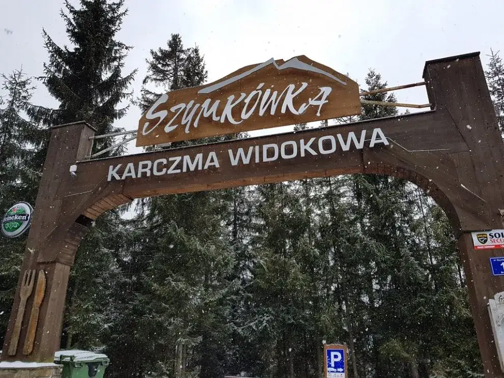 Restauracja Bukowina Tatrzańska widok na Tatry