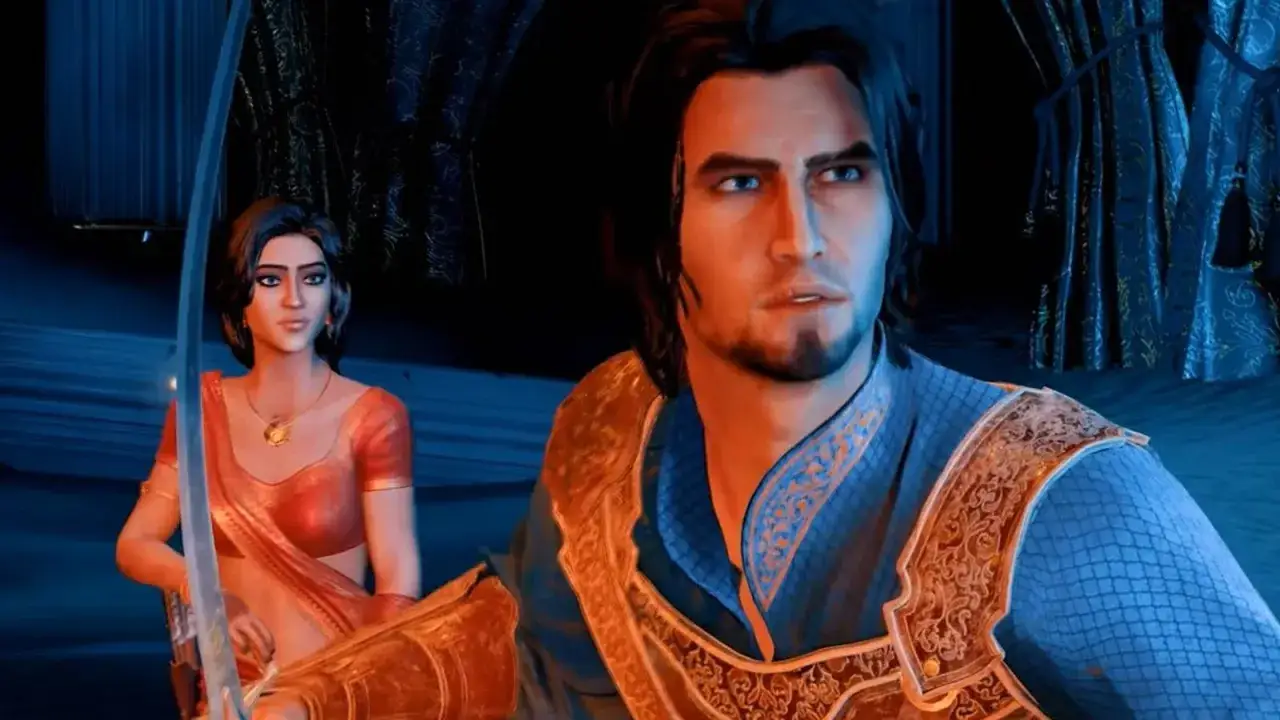 El Pr&iacute;ncipe y Farah en el prince of persia remake, listos para la aventura.