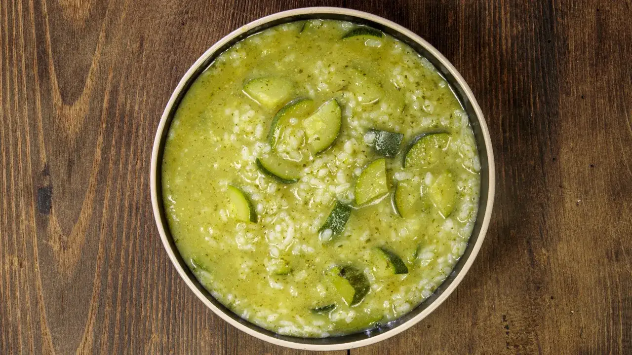 minestra di riso e verdure piatto finale