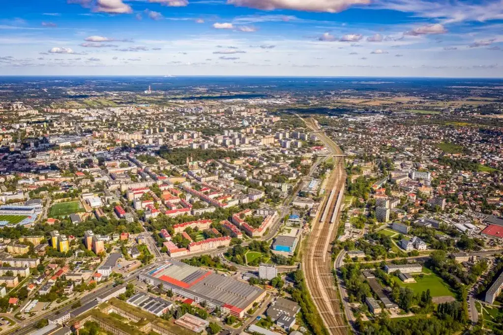 Radom panorama miasta