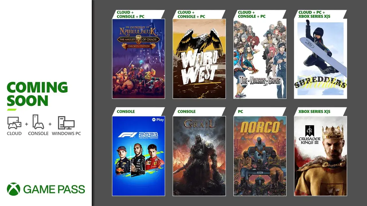 Nadchodzące gry w usłudze Game Pass: F1 2021, Norco, Crusader Kings III i inne.